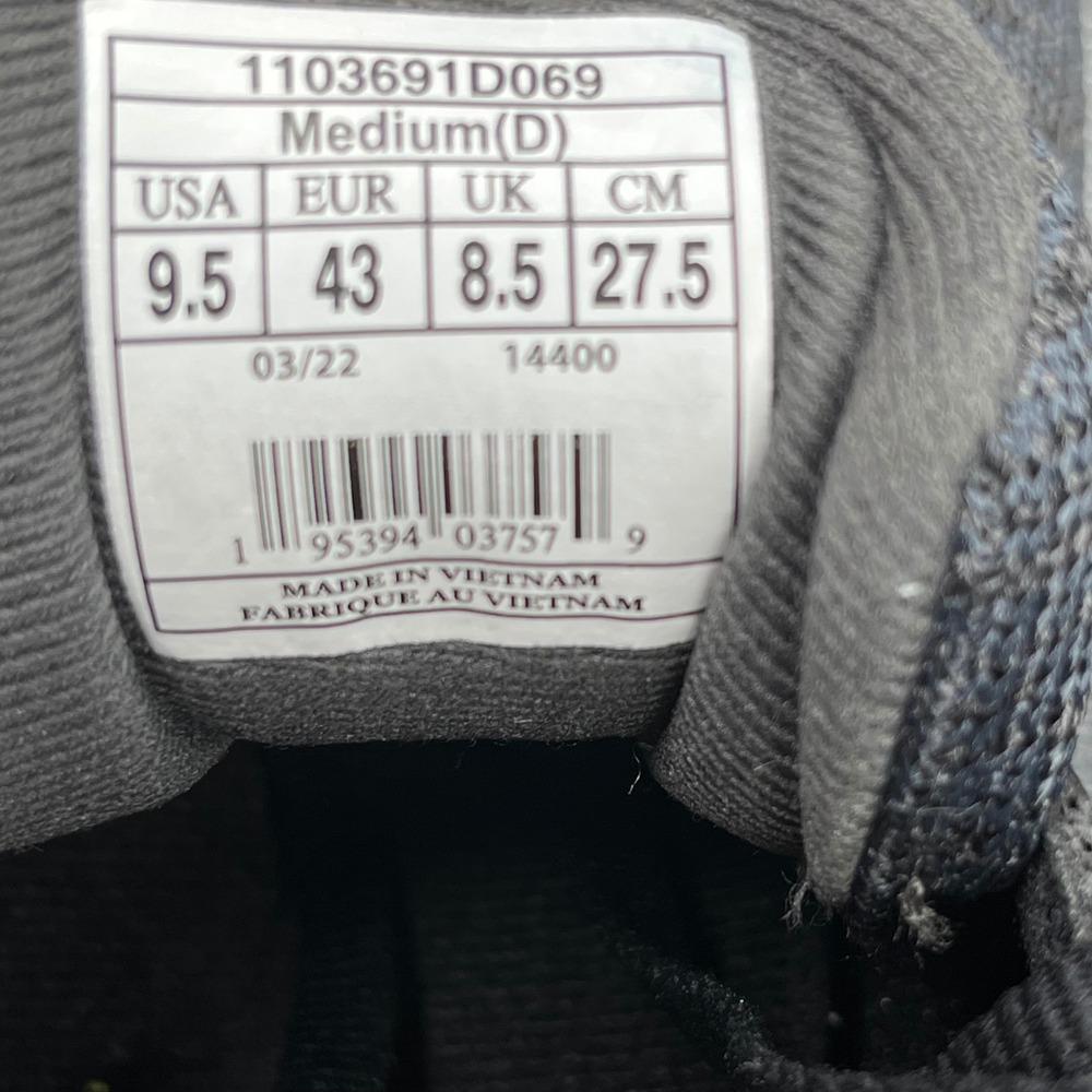 Brooks Running Shoes Ghost 14 Mens 9.5 Grey Lime Green Mesh DNA LOFT Sneakers - Picture 2 of 14
